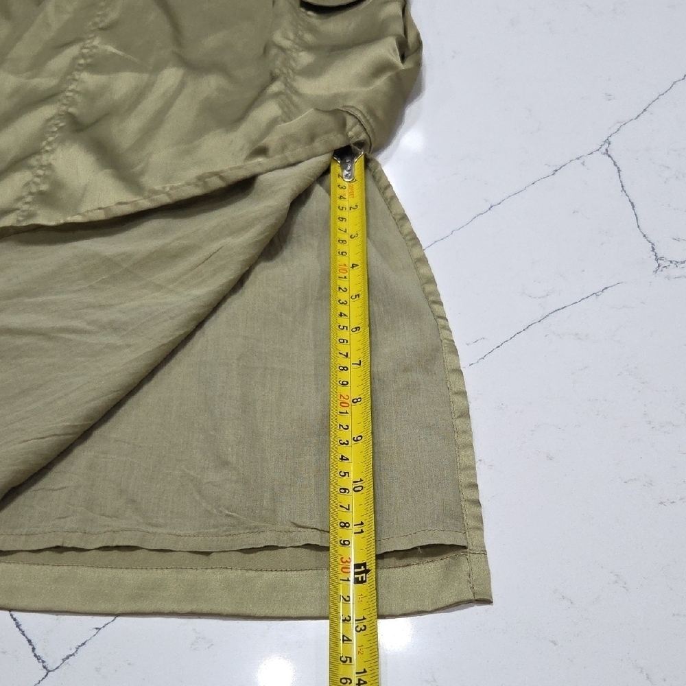 Love The Lavel  Olive Utility Dress Sz Medium New With Tags - Picture 14 of 16